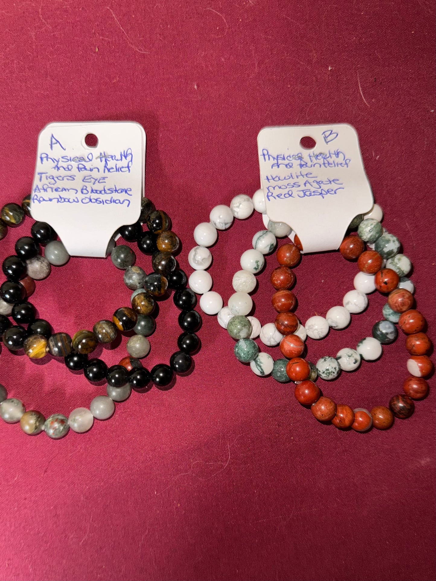 Healing 8mm Crystal Bracelet Sets w/ 3 Free Crystal Tumbles