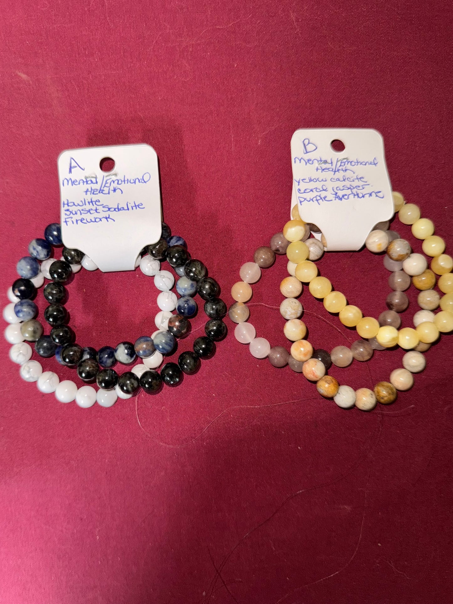 Healing 8mm Crystal Bracelet Sets w/ 3 Free Crystal Tumbles