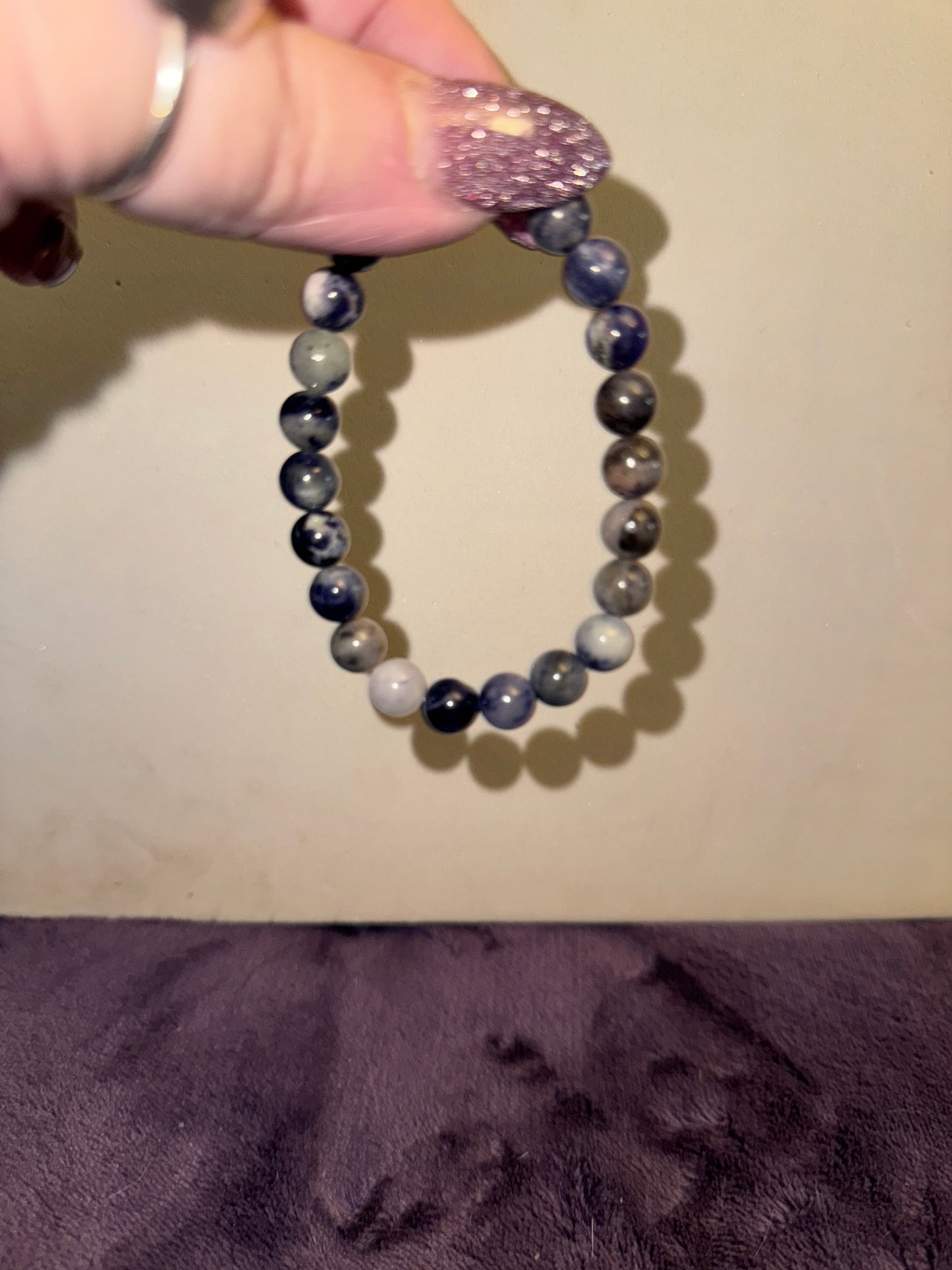 Sunset Sodalite 8mm Bead Bracelets