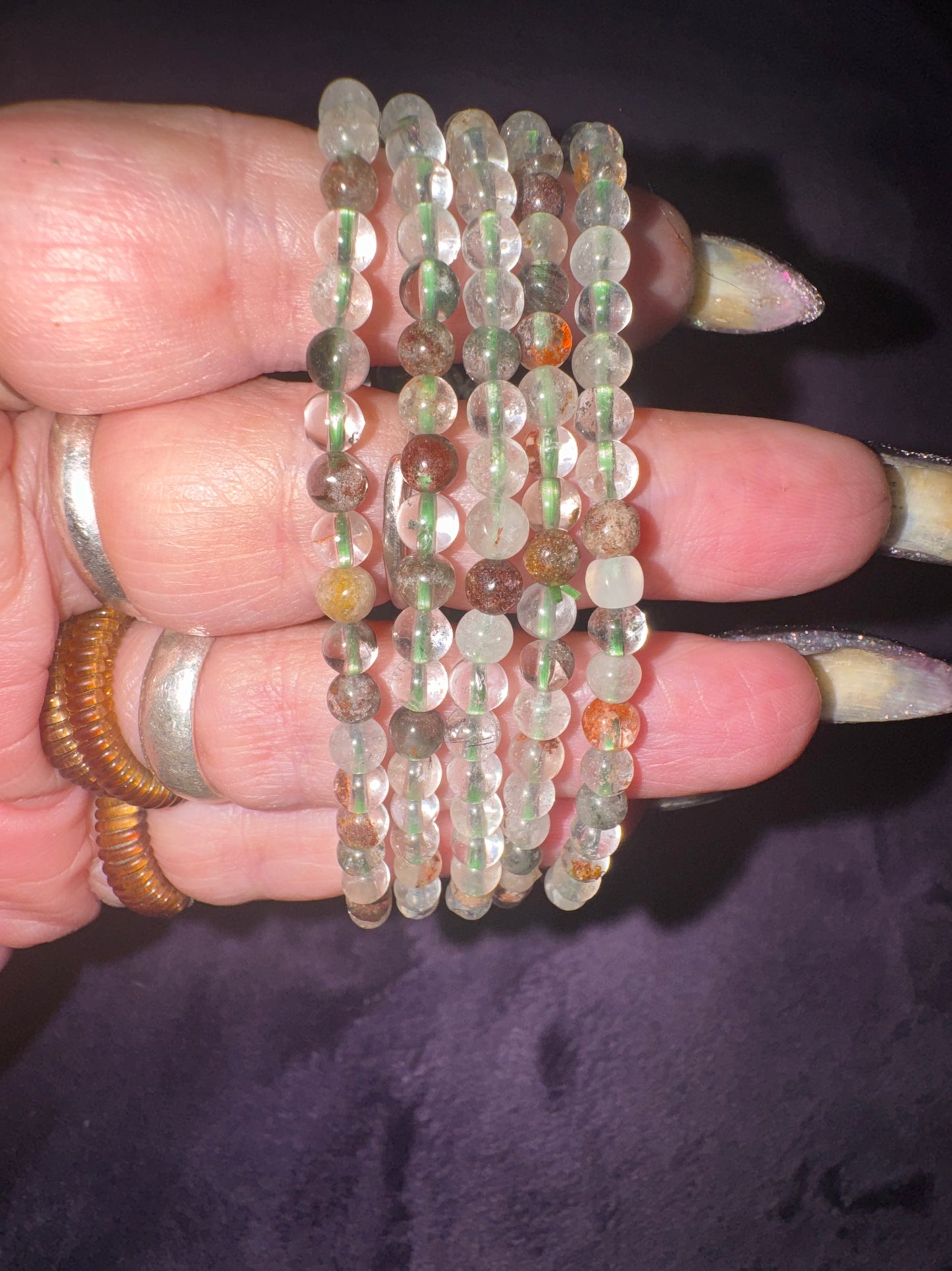 HQ 4 Seasons Garden Quartz Bead Bracelets