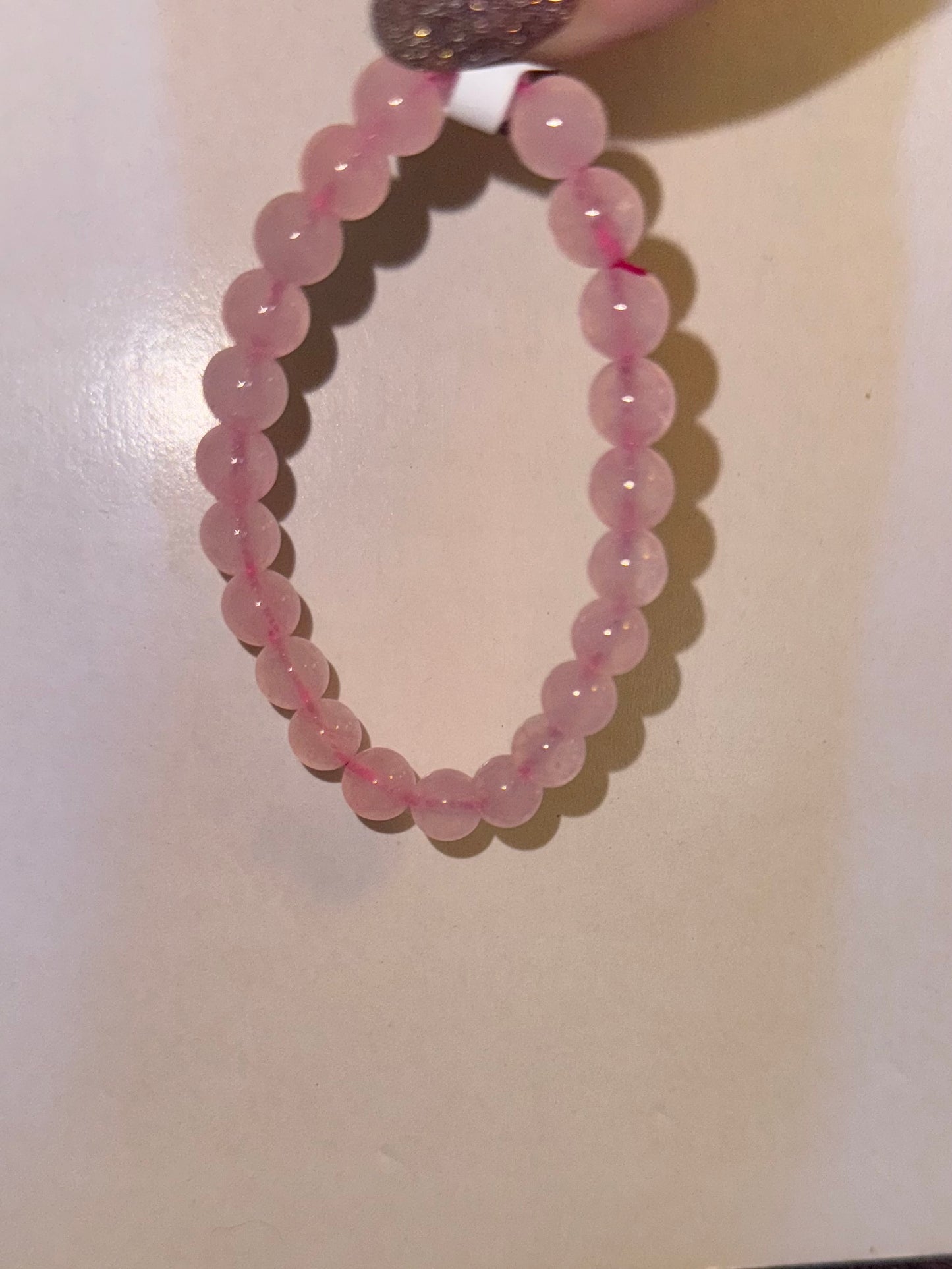 8mm HQ Rose Quartz Bead Bracelets