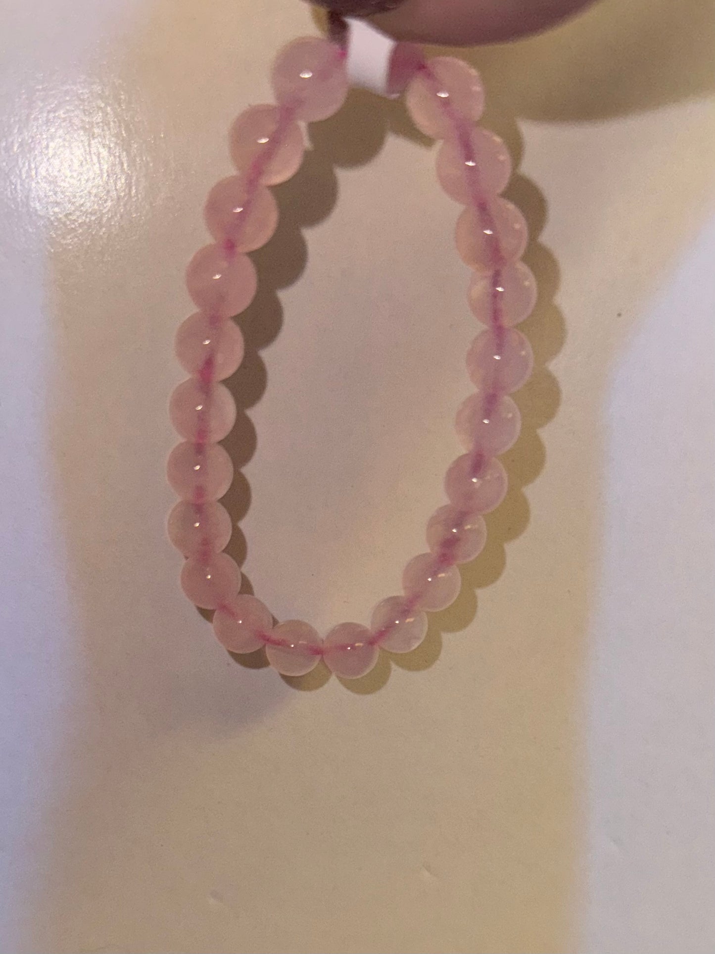 8mm HQ Rose Quartz Bead Bracelets