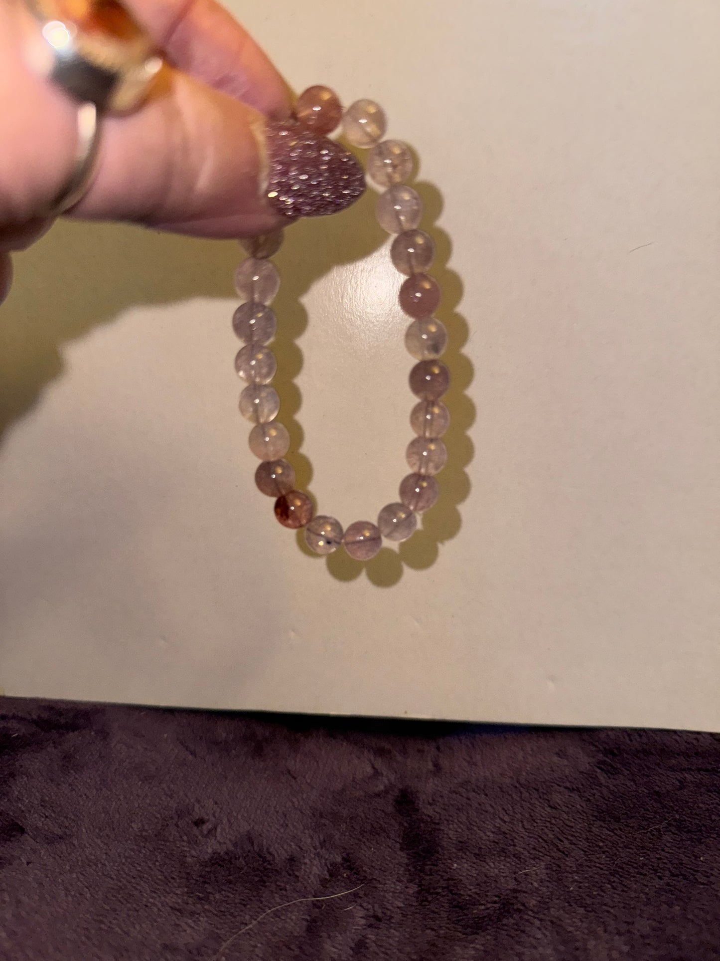 Top Quality Pink Tourmaline 8mm Bead Bracelets