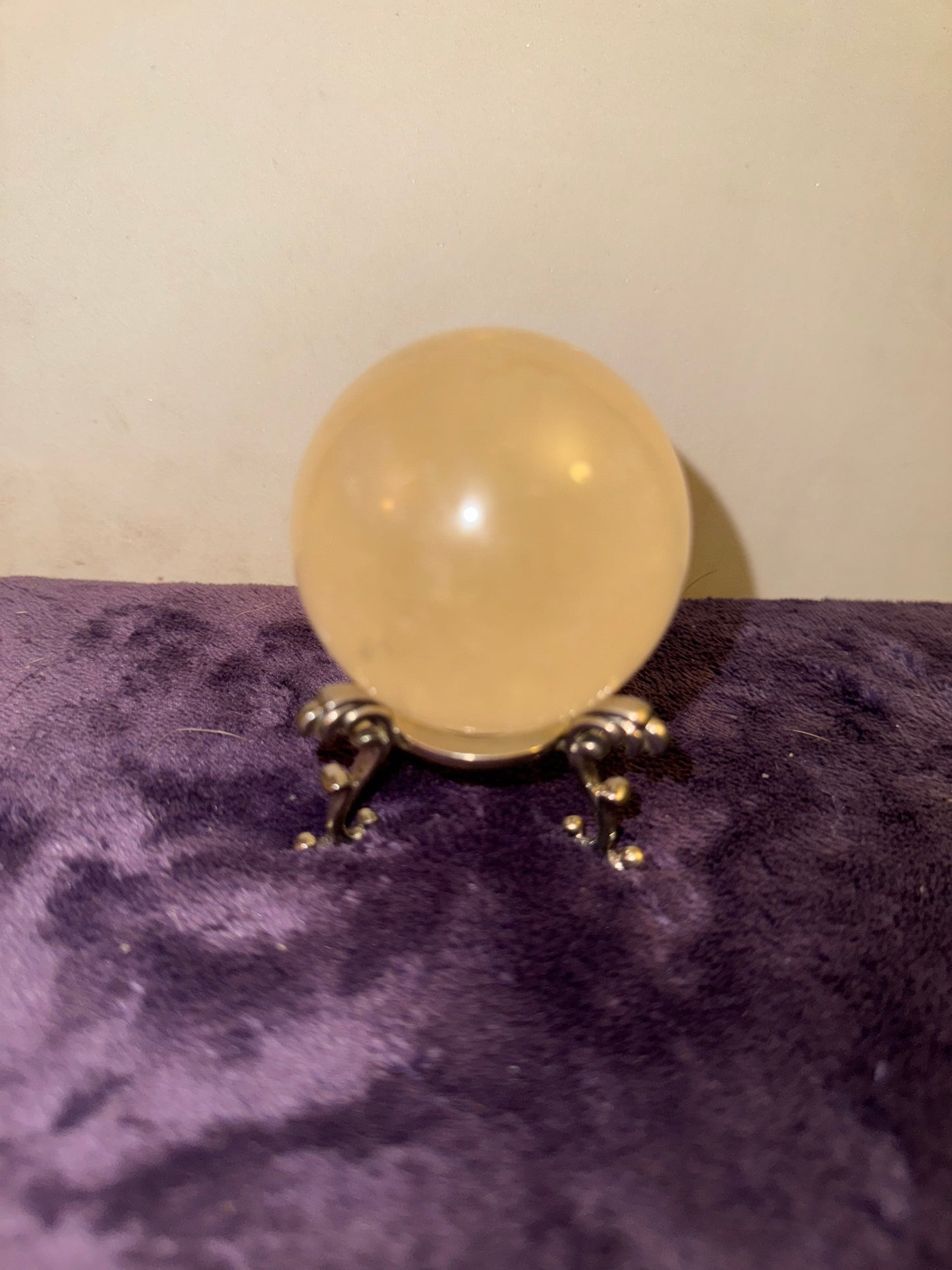 A. Clear Iceland Calcite B. Honey ( the yellow color ) Iceland Calcite