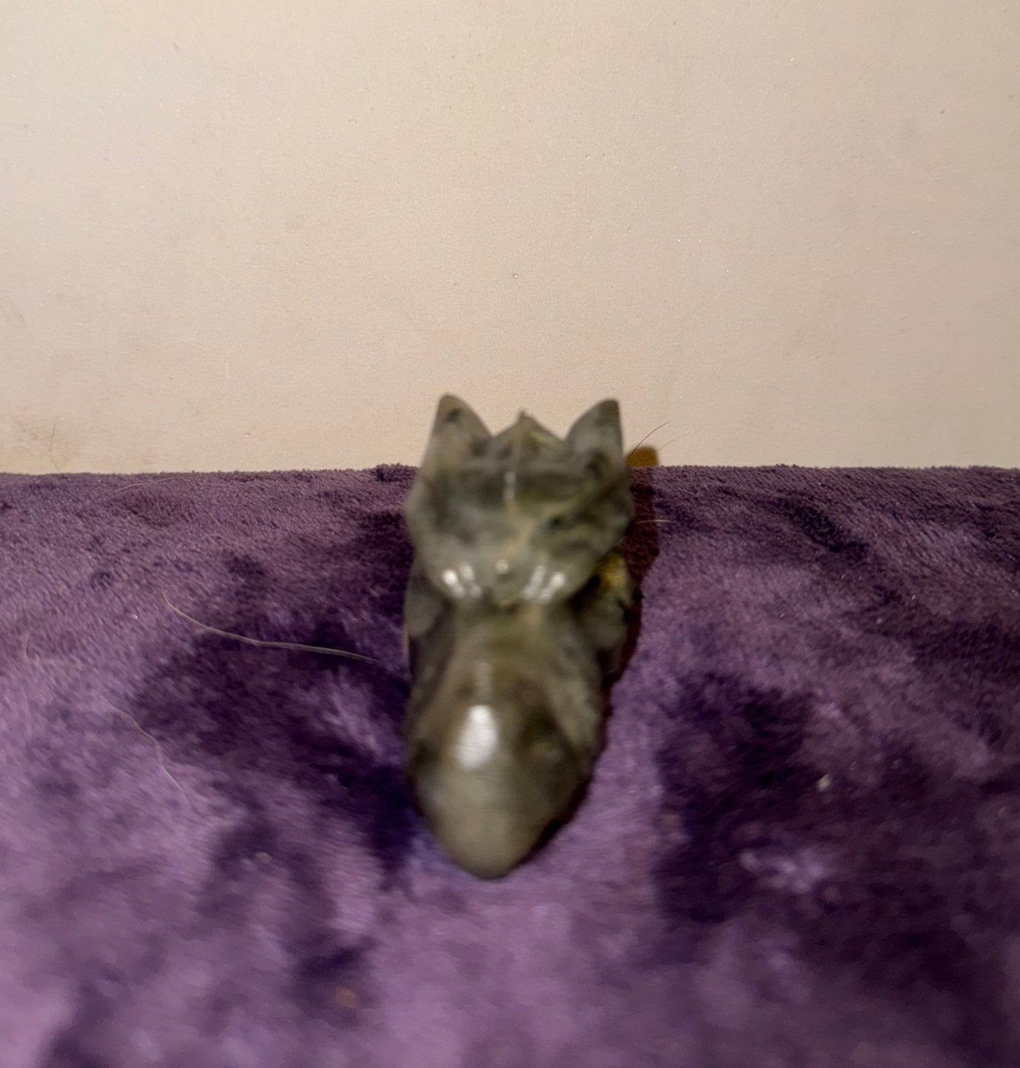 Labradorite Dragon Head