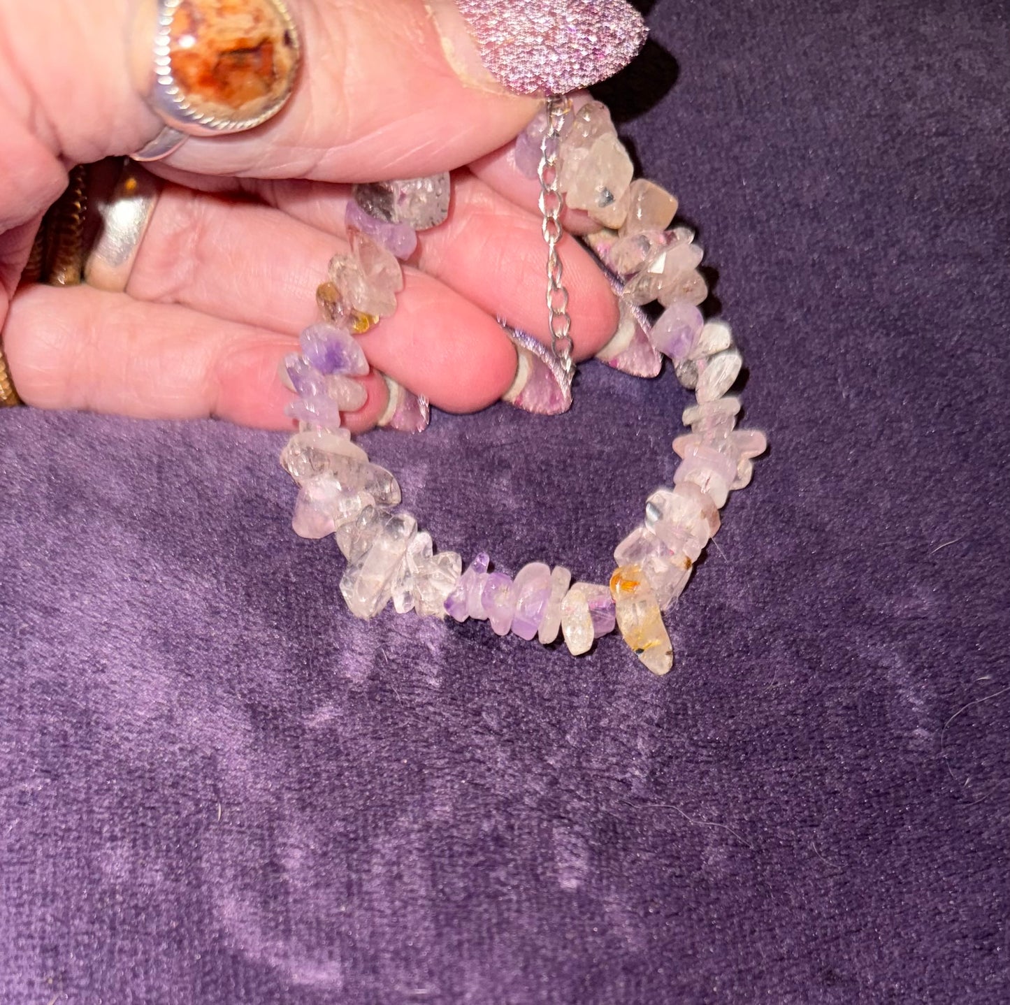 Super 7 Chip Bracelets On Adjustable Chain