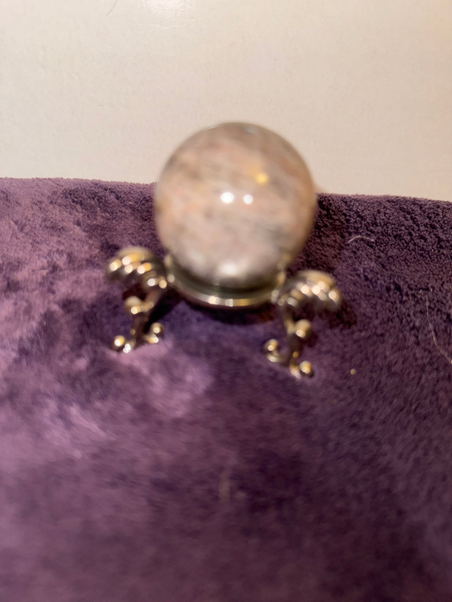 Black Moon Stone Spheres