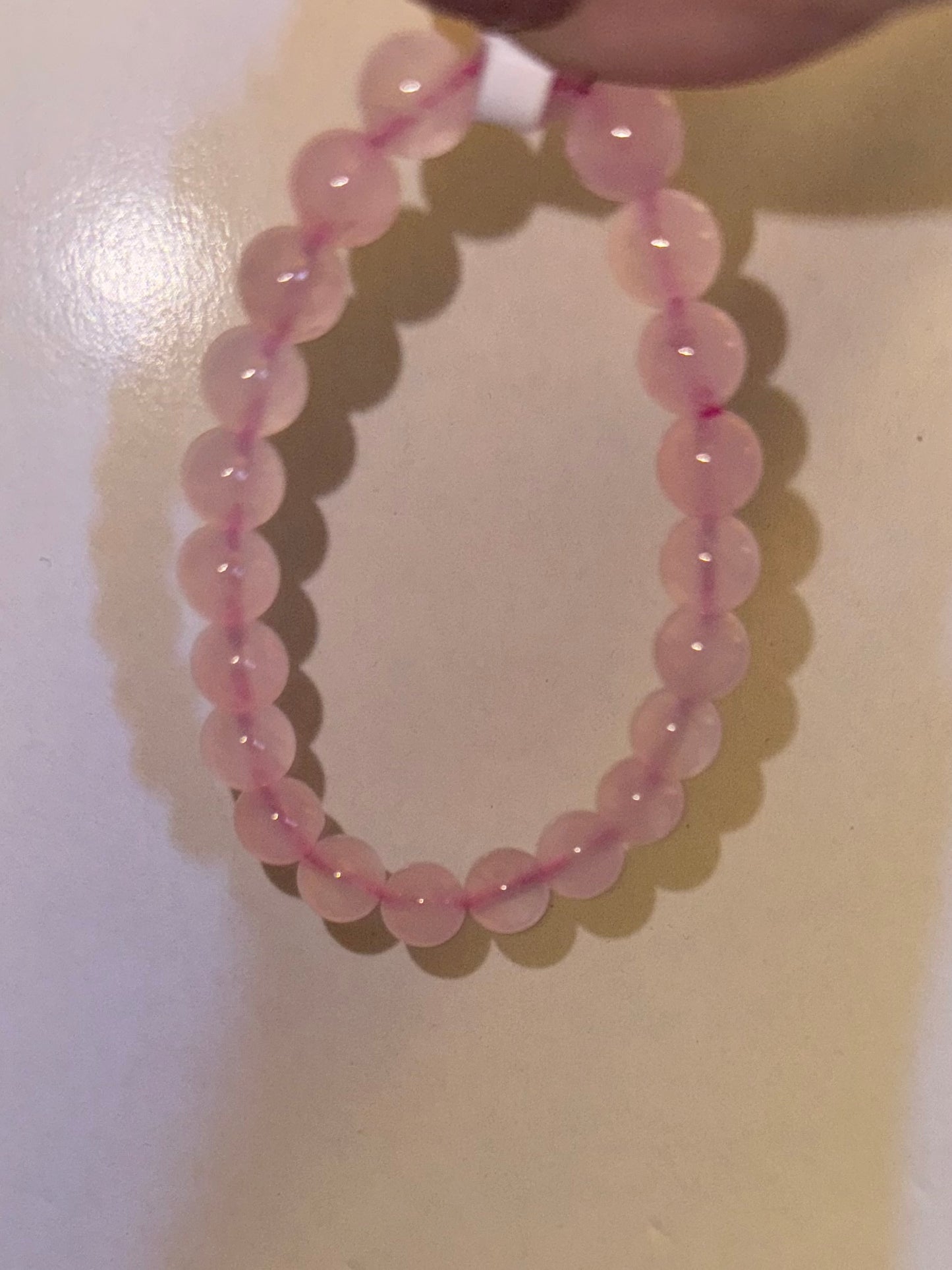 8mm HQ Rose Quartz Bead Bracelets