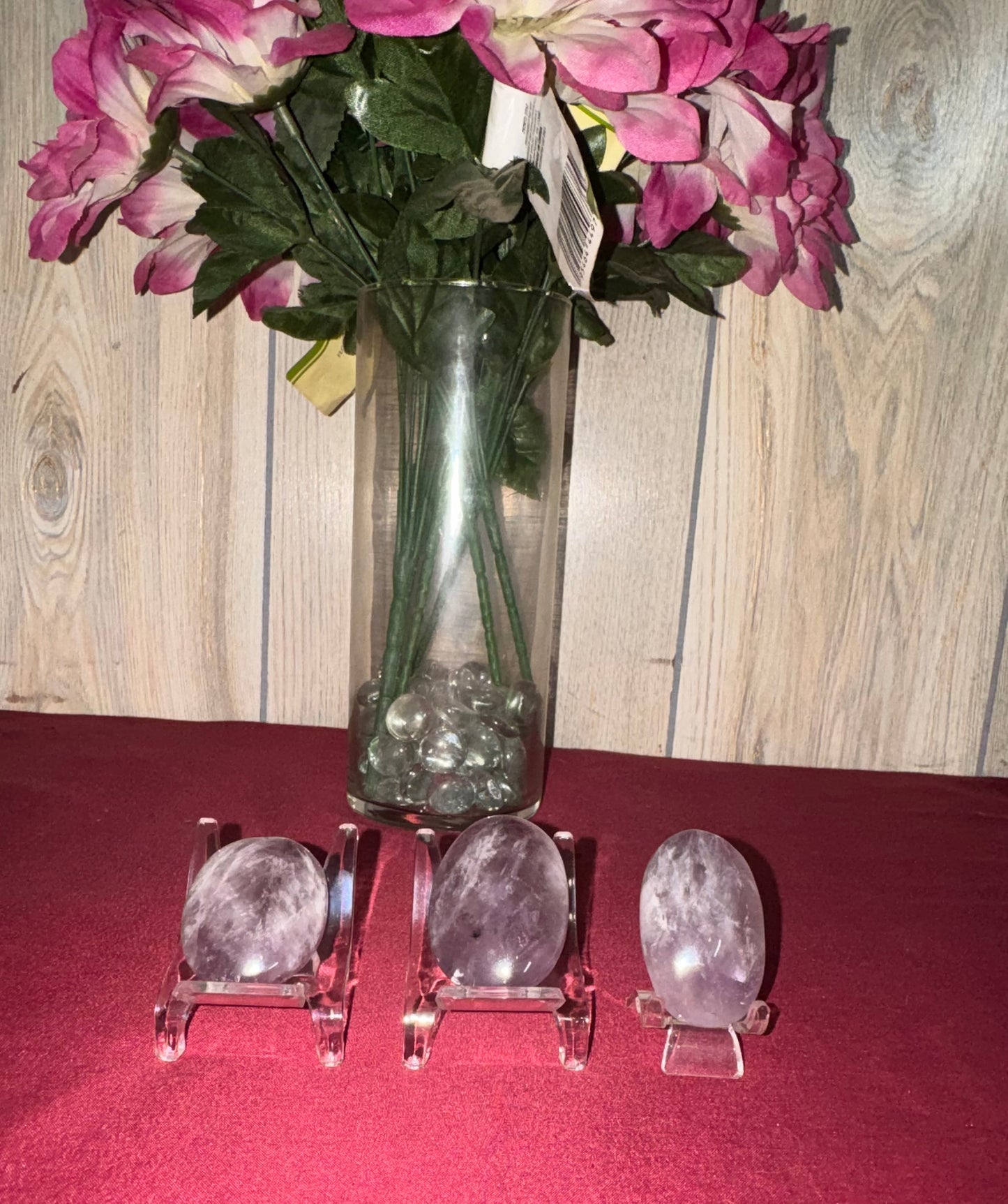 Phantom Amethyst Palm Stones ( small )