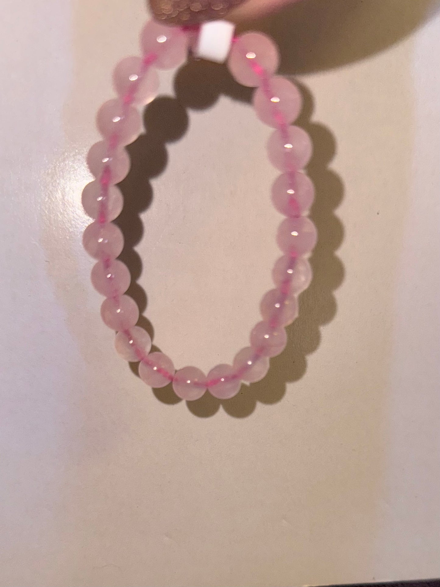 8mm HQ Rose Quartz Bead Bracelets