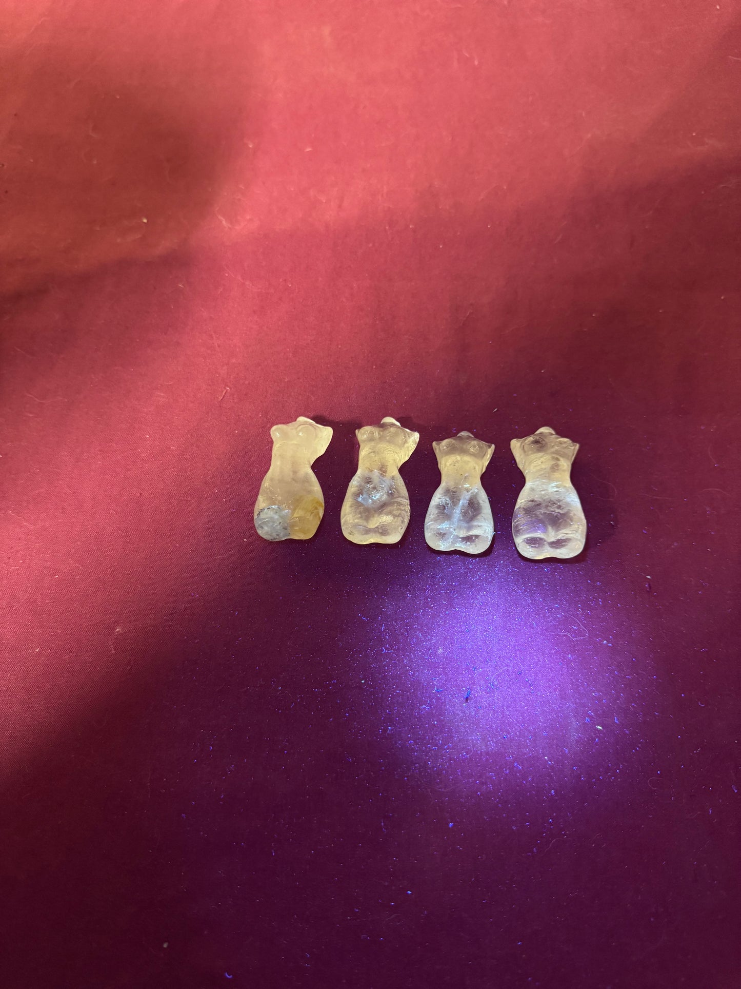 Petroleum Quartz Small Goddess Bodies