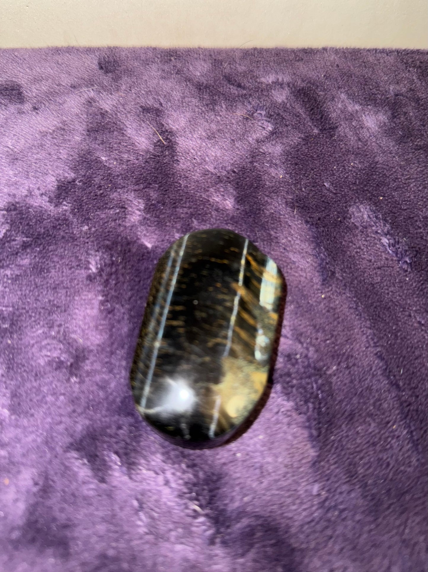 Blue Tiger Eye Palmstones