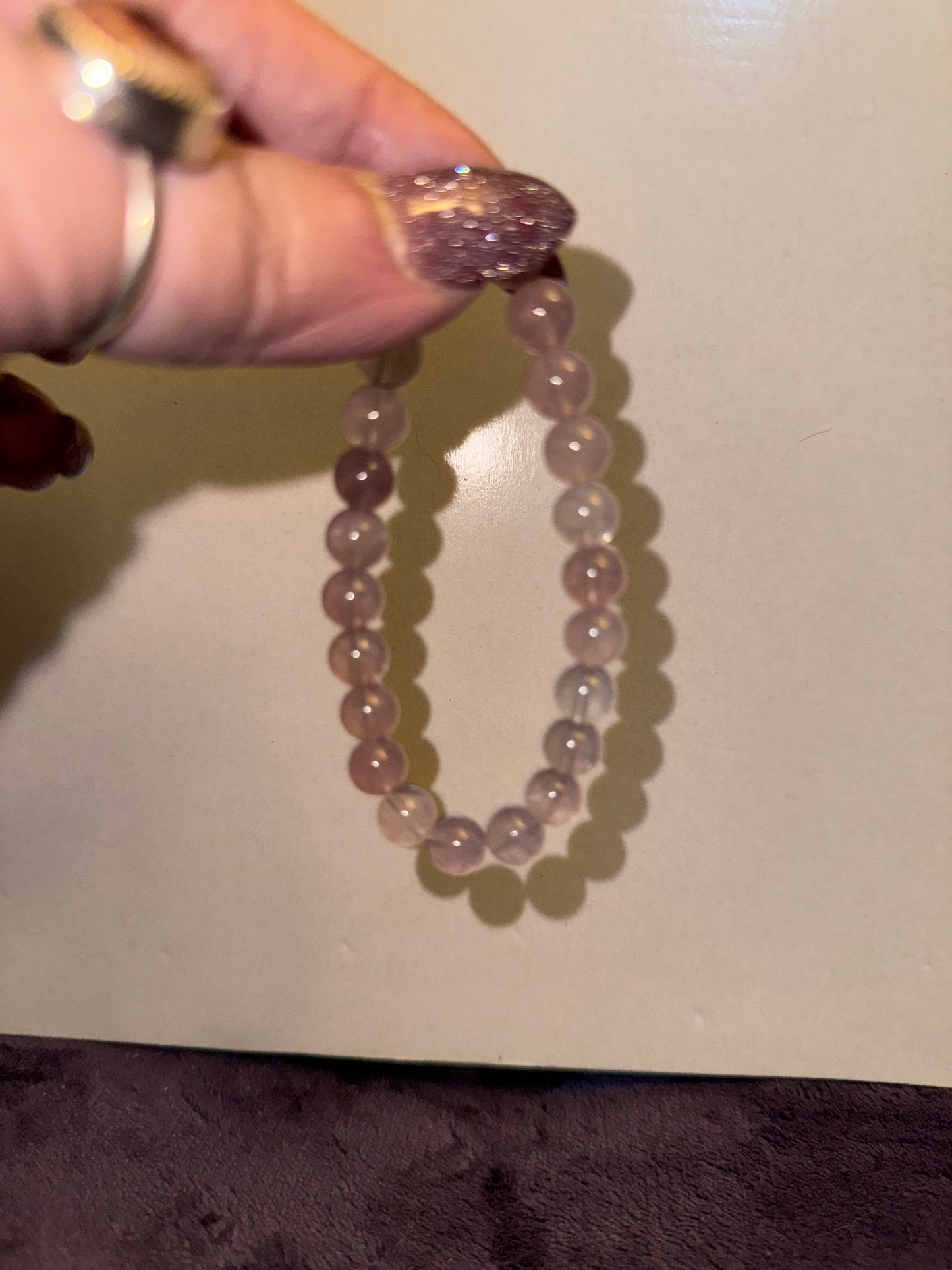 Top Quality Pink Tourmaline 8mm Bead Bracelets