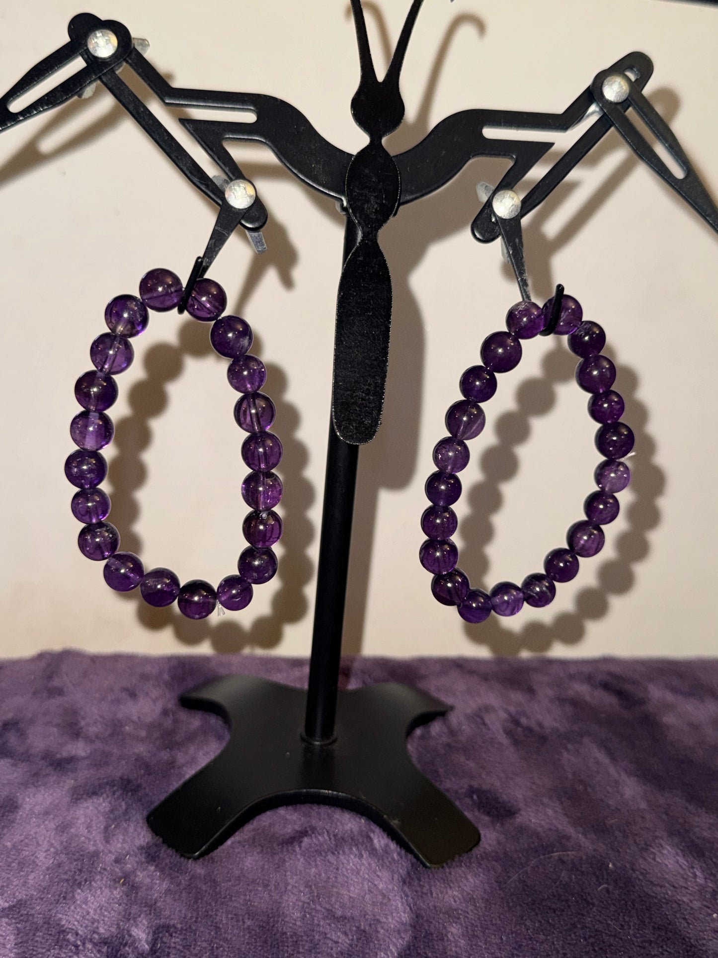 Uruguayan Amethyst 8mm Bead Bracelets