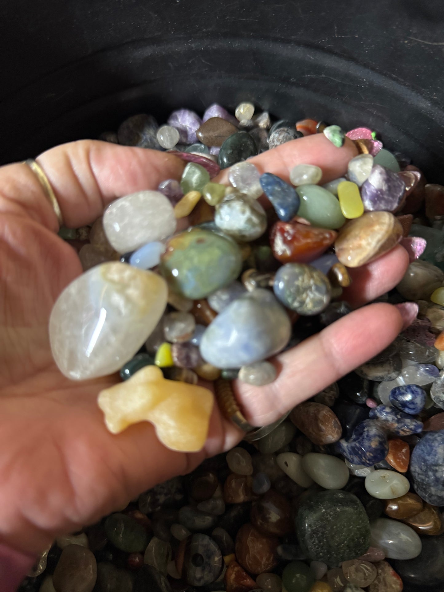 Bella’s Badaz Crystal Confetti 1 lb Portion + Free 8mm HQ Crystal Bracelet + Free Crystal Gift From Us.