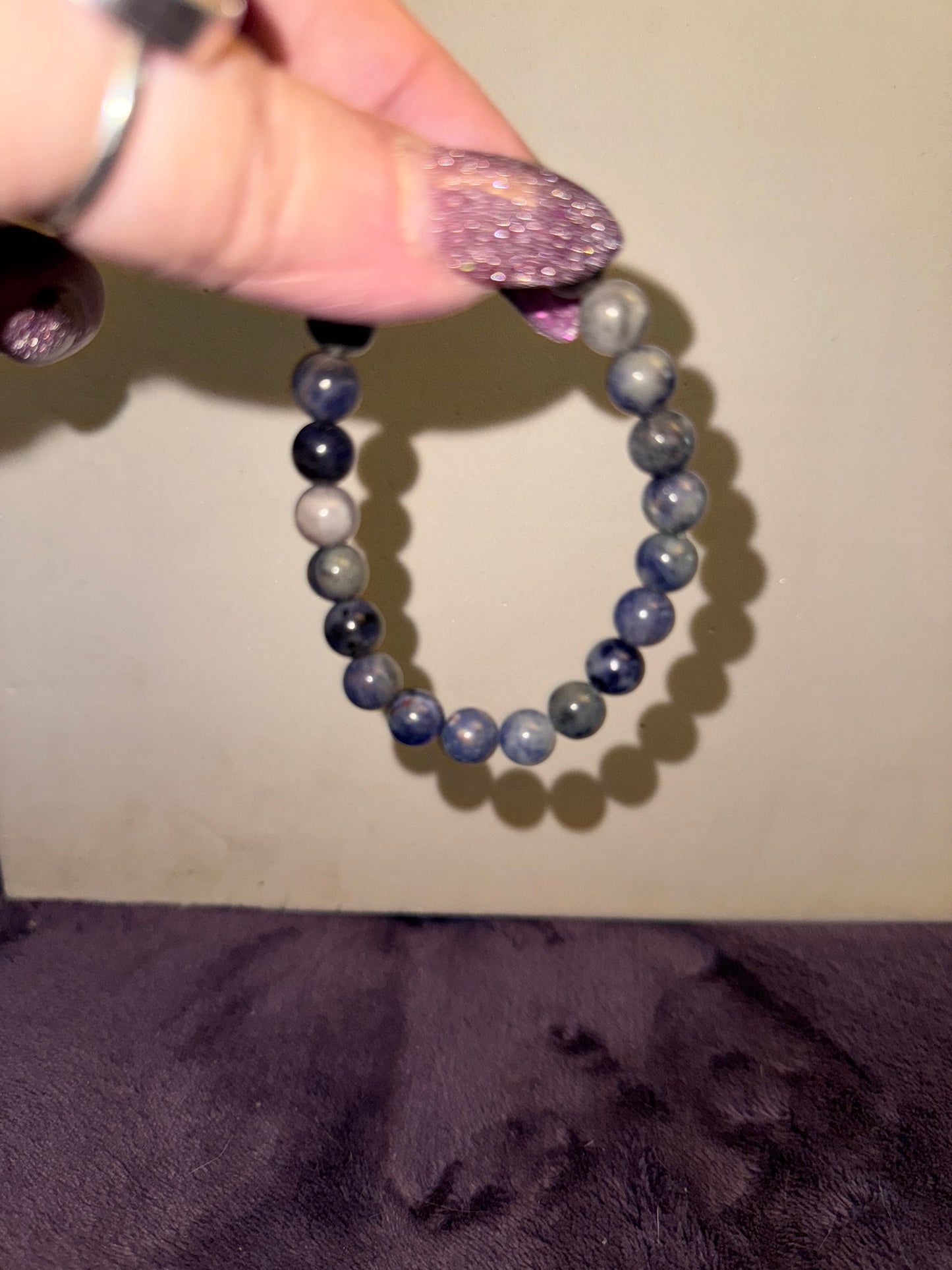 Sunset Sodalite 8mm Bead Bracelets