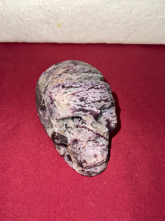 Purple Sphalerite 3.5” Skull