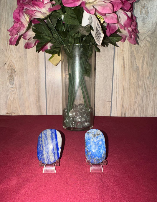 Lapis Lazuli ( Blue Lapis ) Palm Stones