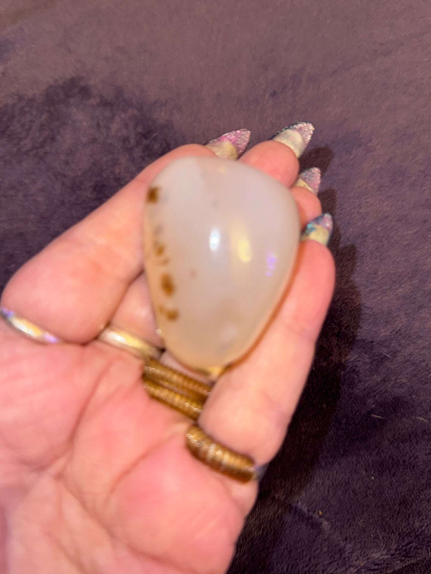 Dendritic Agate Palm Stones
