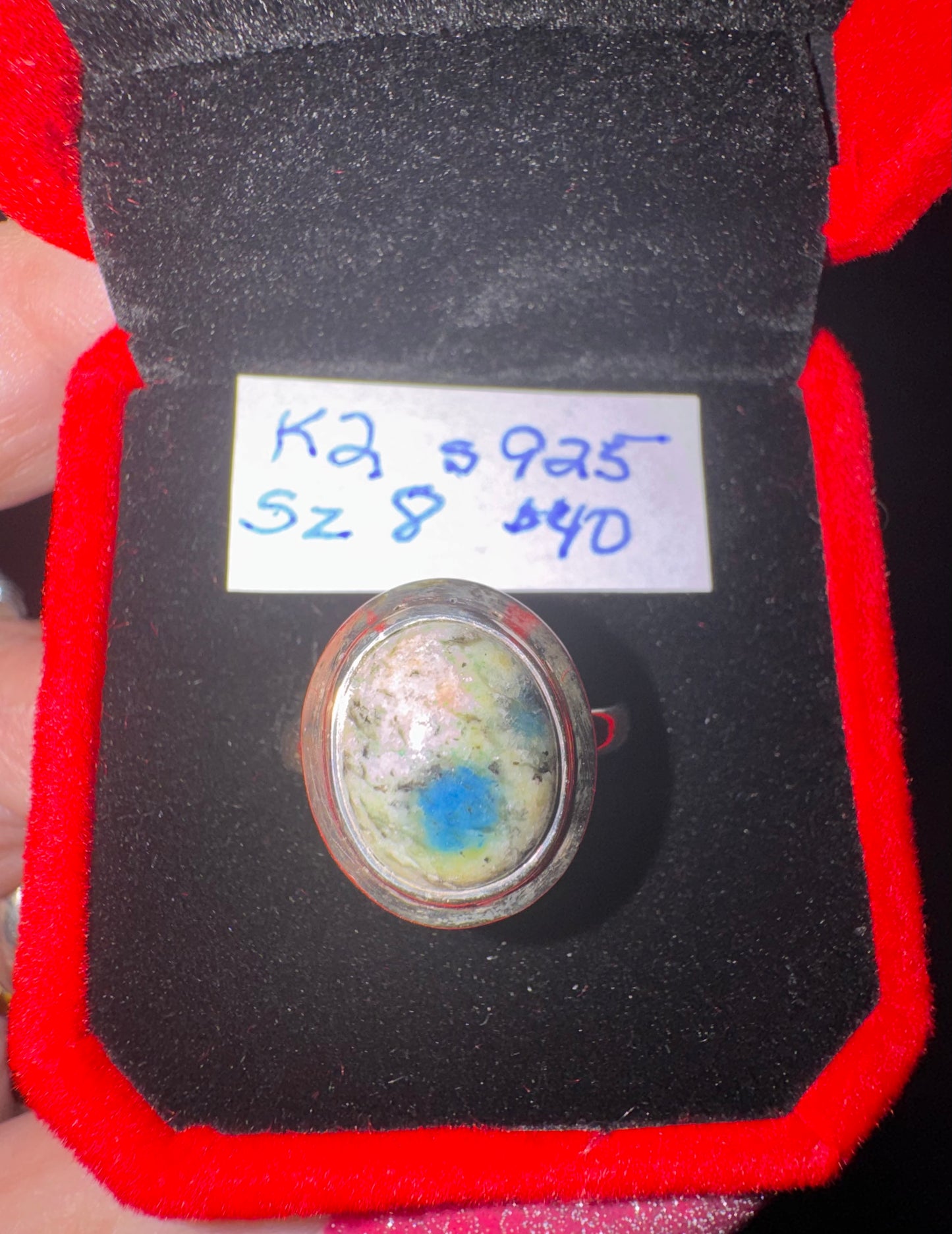 K2 Fitted s925 Hand Crafted Ring