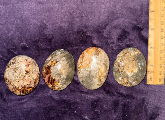Ibis Jasper (sometimes thought to be called Ibis Agate ) Palm Stones