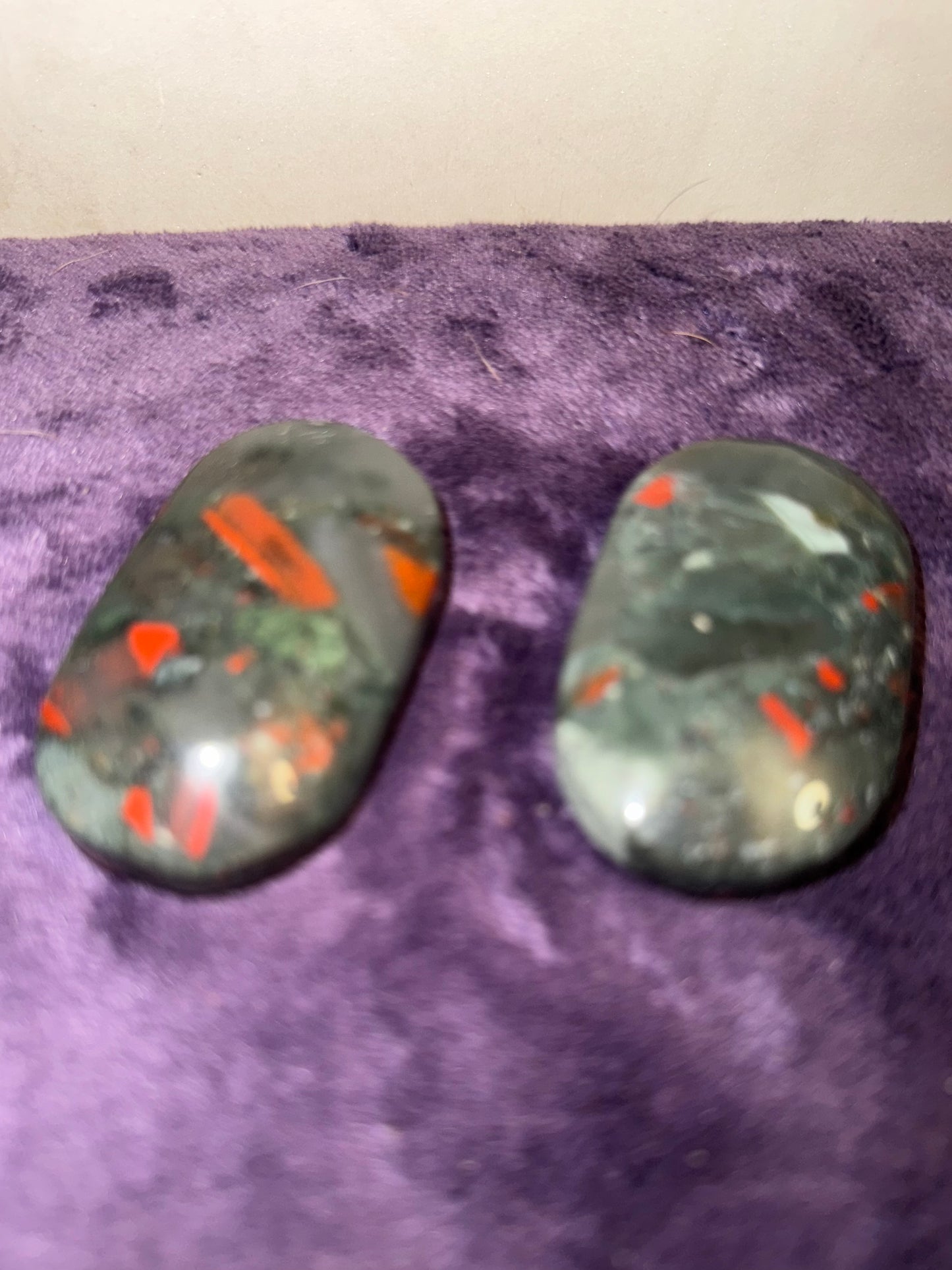 African Bloodstone Palmstones