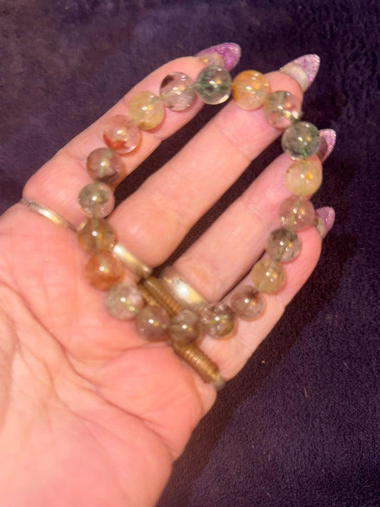 AAAA  4 Seasons Garden Quartz Bead Bracelet