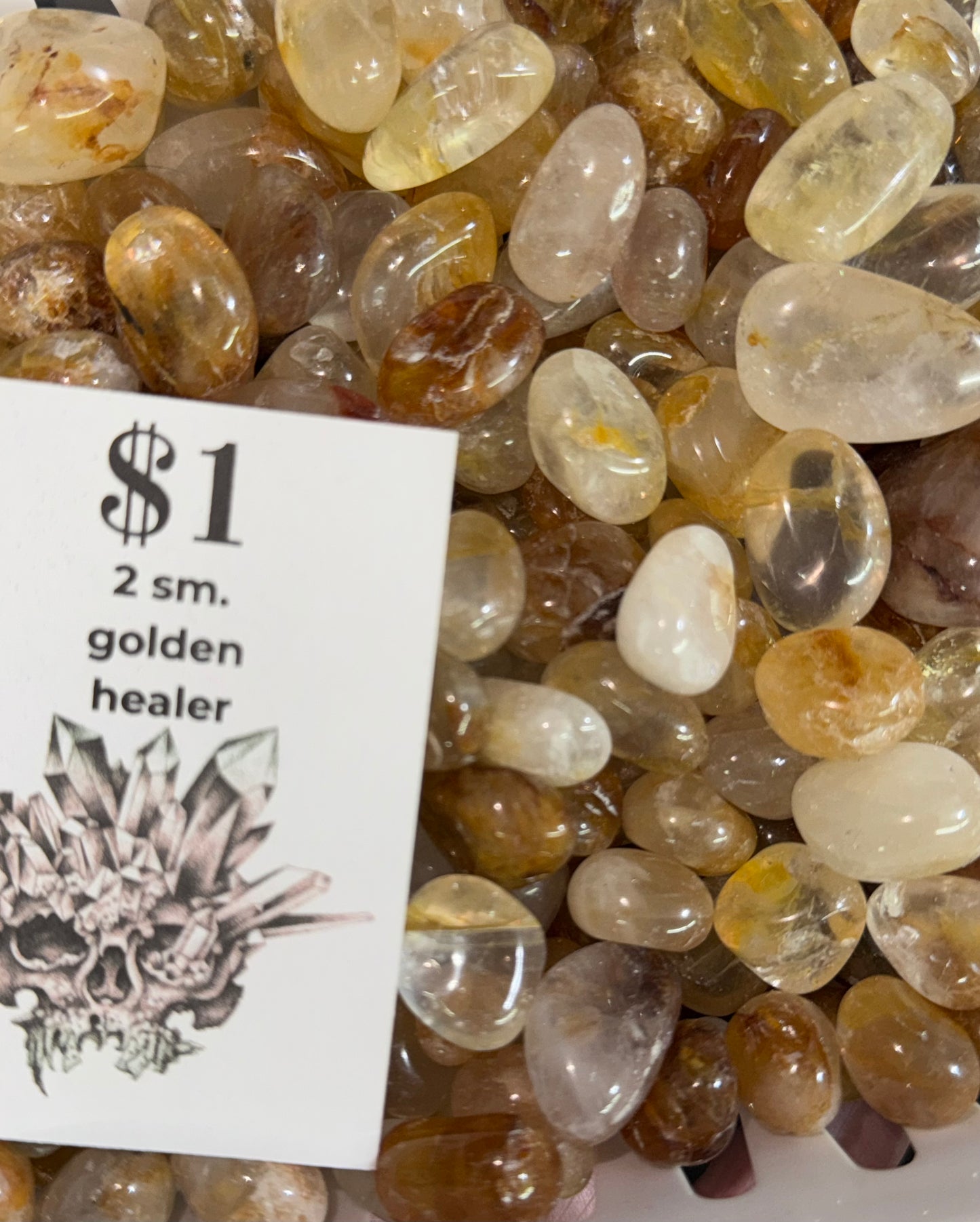 High Quality Golden Healer Tumble $1 for 2 pcs. Intuitive Pick