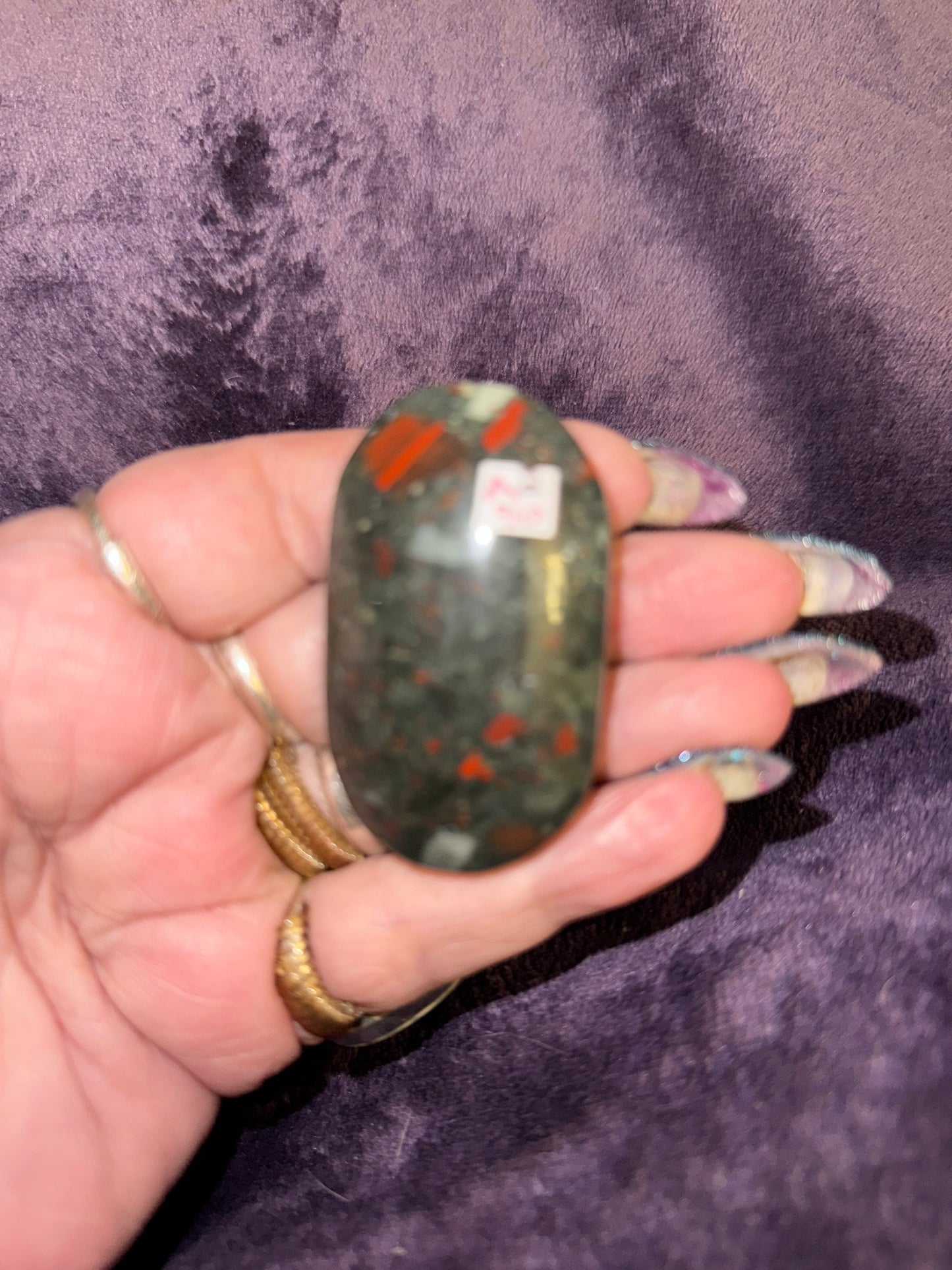 African Bloodstone Palmstones