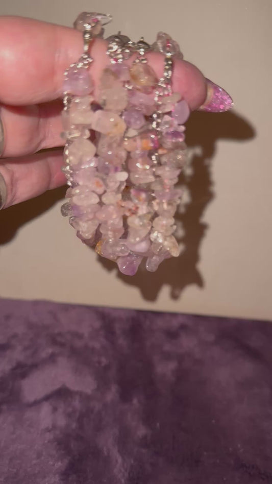 Super 7 Chip Bracelets On Adjustable Chain