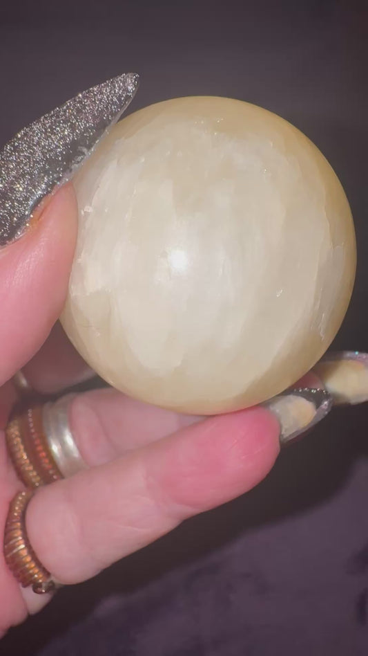 A. Light Honey Calcite,  B. Honey ( Darker color ) Iceland Calcite