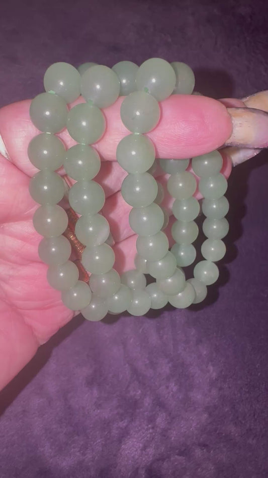 10mm HQ Green Aventurine Bead Bracelets