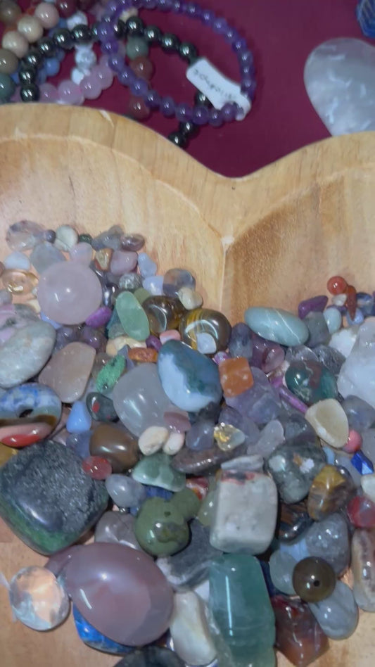 Bella’s Badaz Crystal Confetti 1 lb Portion + Free 8mm HQ Crystal Bracelet + Free Crystal Gift From Us.