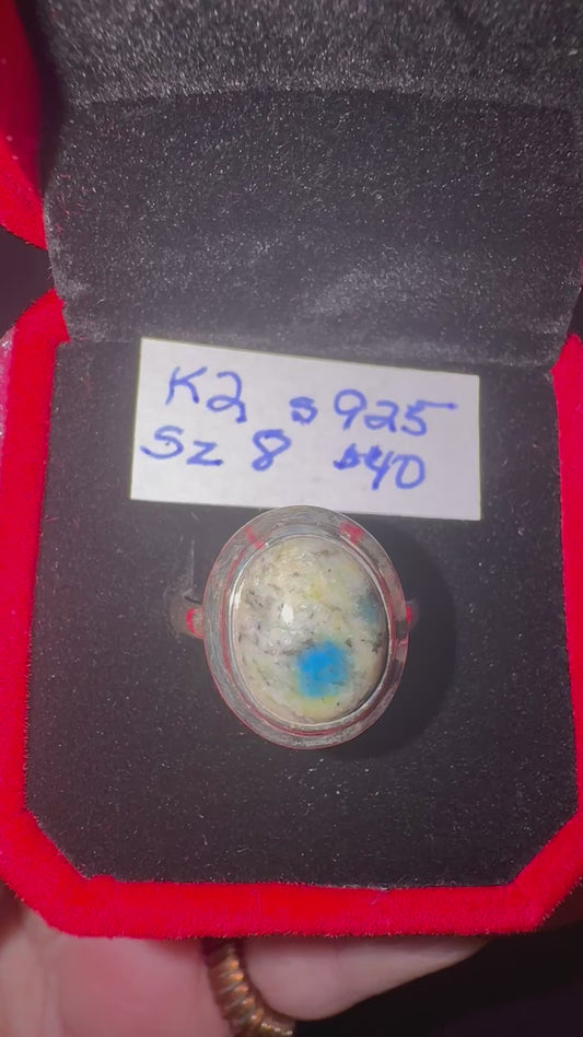 K2 Fitted s925 Hand Crafted Ring