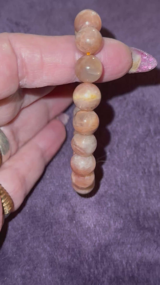 HQ 10mm Sunstone Bead Bracelets